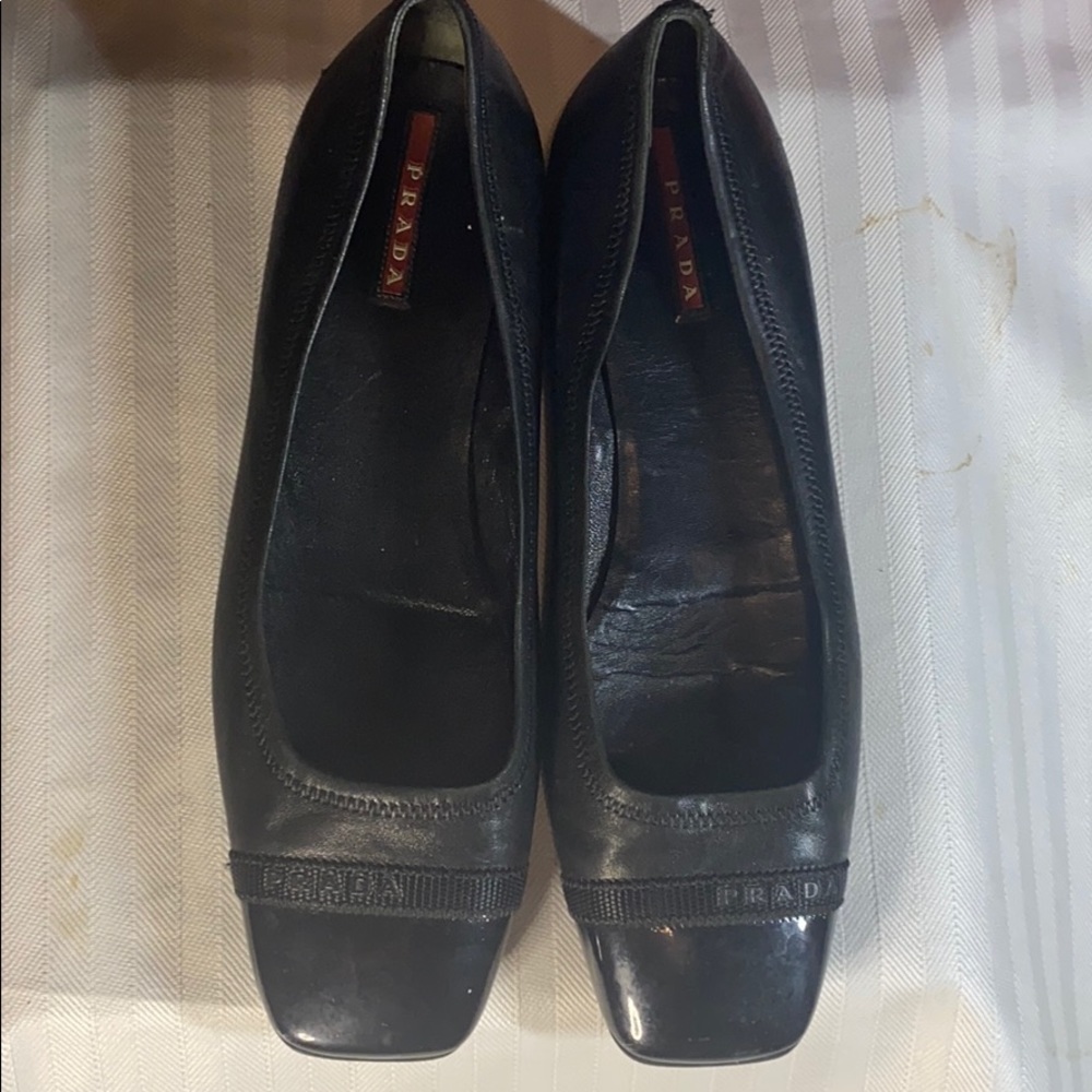 Prada shoes black good condition 8 1/2